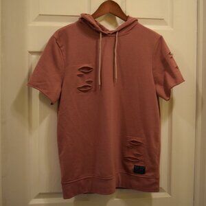 Marc Ecko Cut & Sew Hoodie Short Sleeve Size S